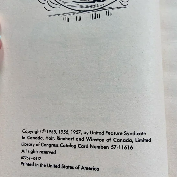 VINTAGE 1957 Charlie Brown book - Picture 5 of 5